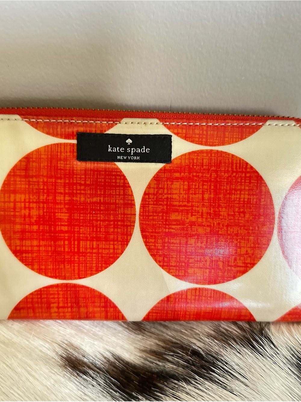 Kate Spade New York Polka Dot Zip-Around Wallet